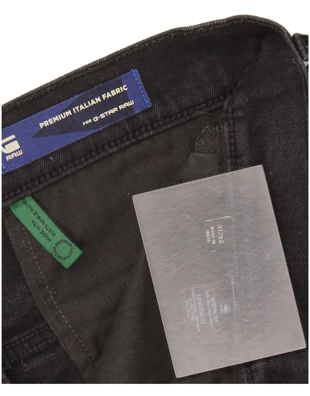 G-Star Skinny Jeans til mænd W31 L32 Sort
