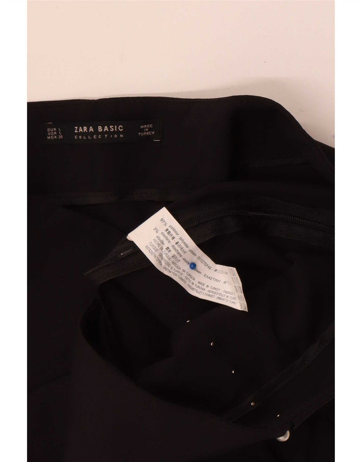 Zara Herre Casual Shorts Large W30 Sort Polyester