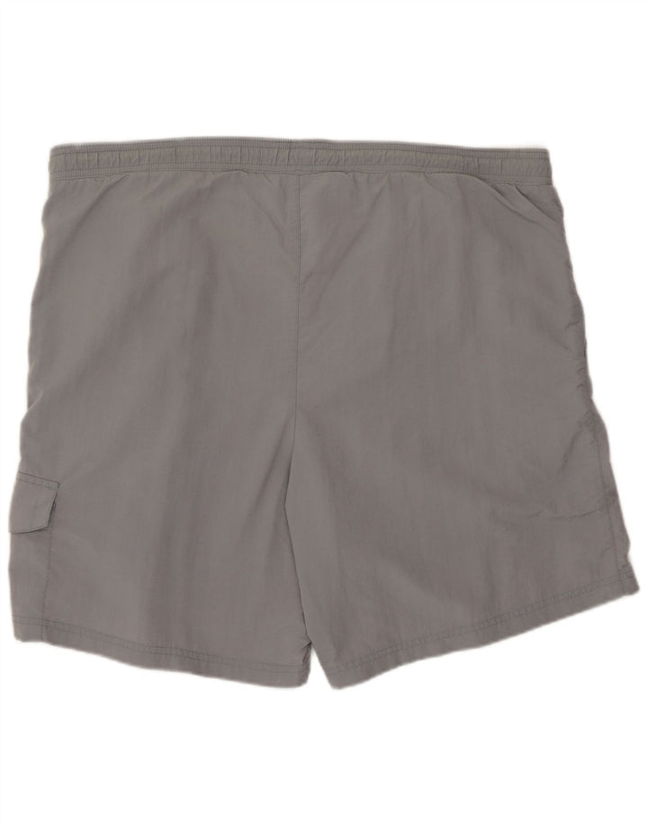 Adidas Badeshorts til mænd, store grå polyamid