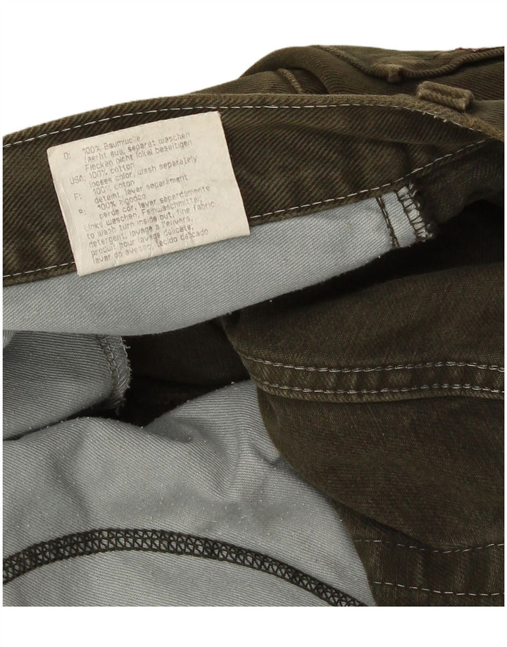 Mustang Straight Jeans til mænd W36 L32 Grøn bomuld