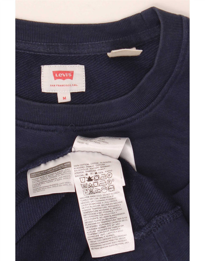 Levi's Herre sweatshirt Jumper Medium Navyblå Bomuld
