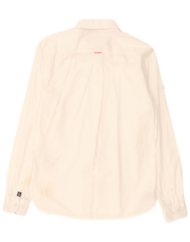 Superdry herreskjorte lille hvid bomuld