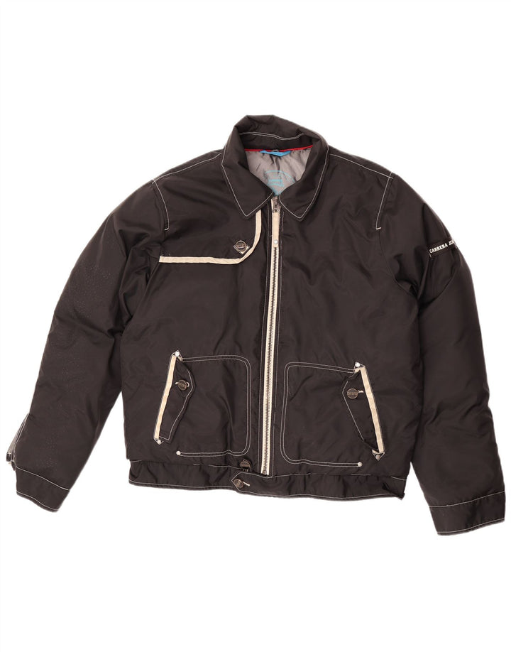 Carrera Herre Bomber Polstret Jakke UK 40 Large Black