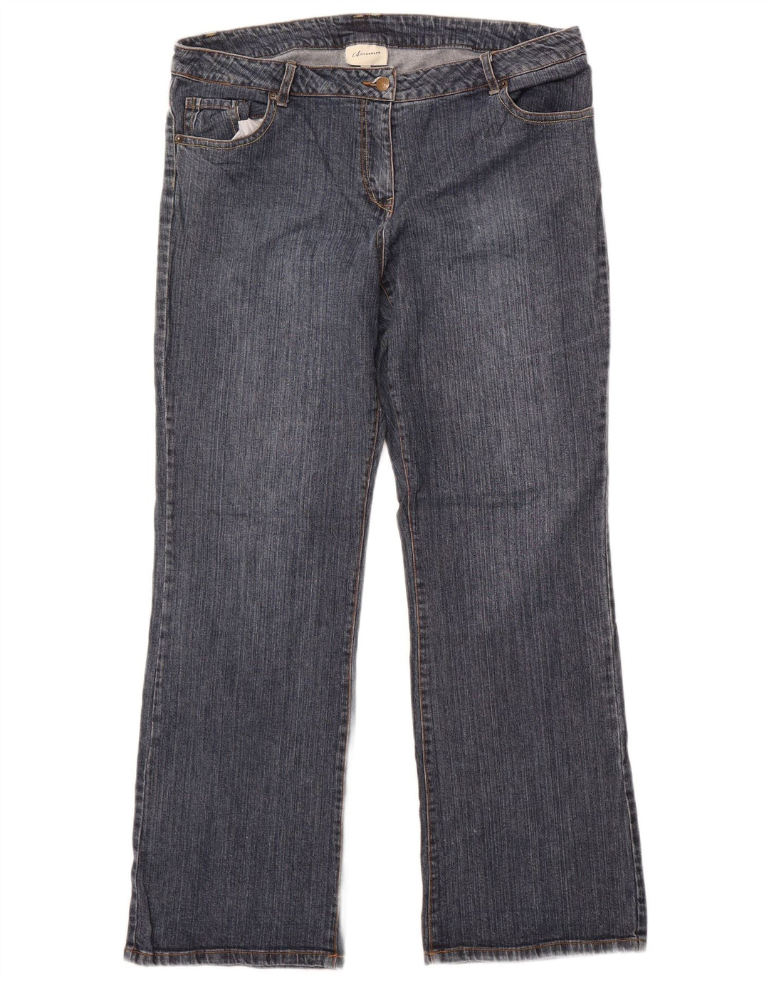 Autograf Dame Straight Jeans UK 18 XL W38 L33 Blå