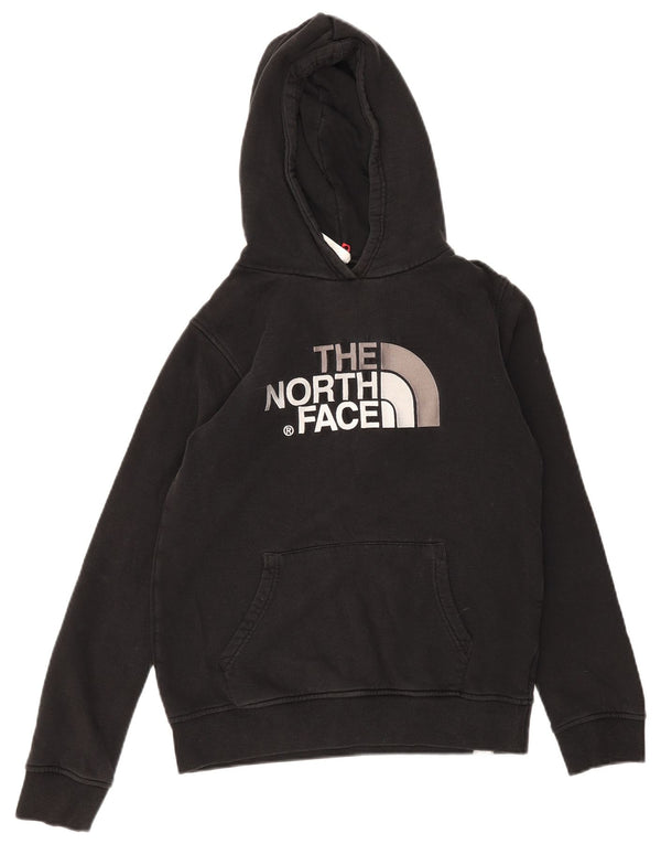 The North Face piger grafisk hættetrøje 13-14 år XL sort bomuld