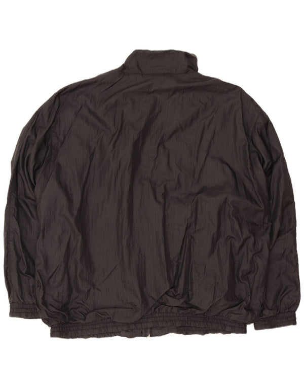 Rodeo Womens Oversized træningsdragt Topjakke UK 18/20 XL Sort Nylon