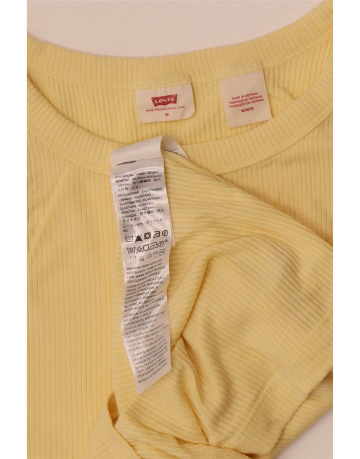 Levi's Damevest Top UK 12 Medium Gul Modal