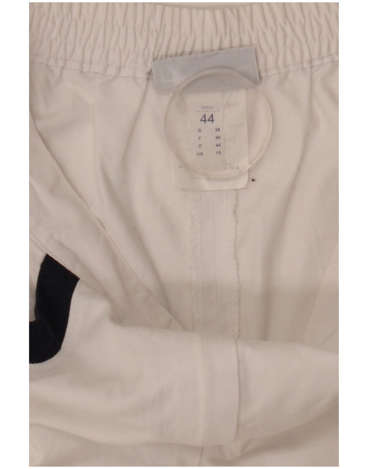 Sergio Tacchini Sportshorts til kvinder EU 40 Medium W27 Hvid Polyester Sports