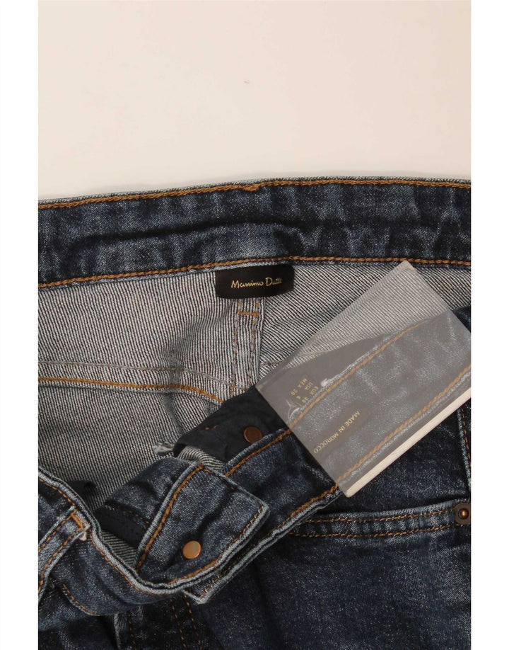 Massimo Dutti Dame Slim Jeans EU 38 Small W28 L26 Navy Blue