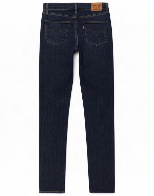 Levi's Dame 721 Skinny High Waist Jeans W28 L32 Blue Cotton