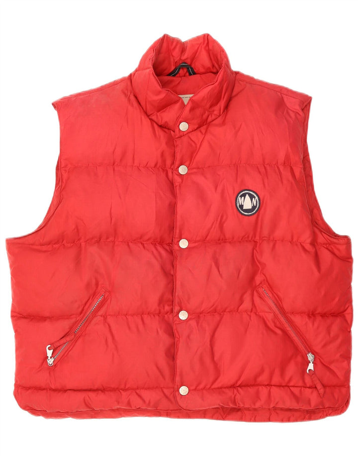 Murphy & Nye Herre Polstret Gilet UK 40 Stor rød polyamid