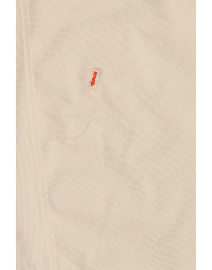 Adidas Polo Shirt til mænd UK 44/46 Large White Polyester