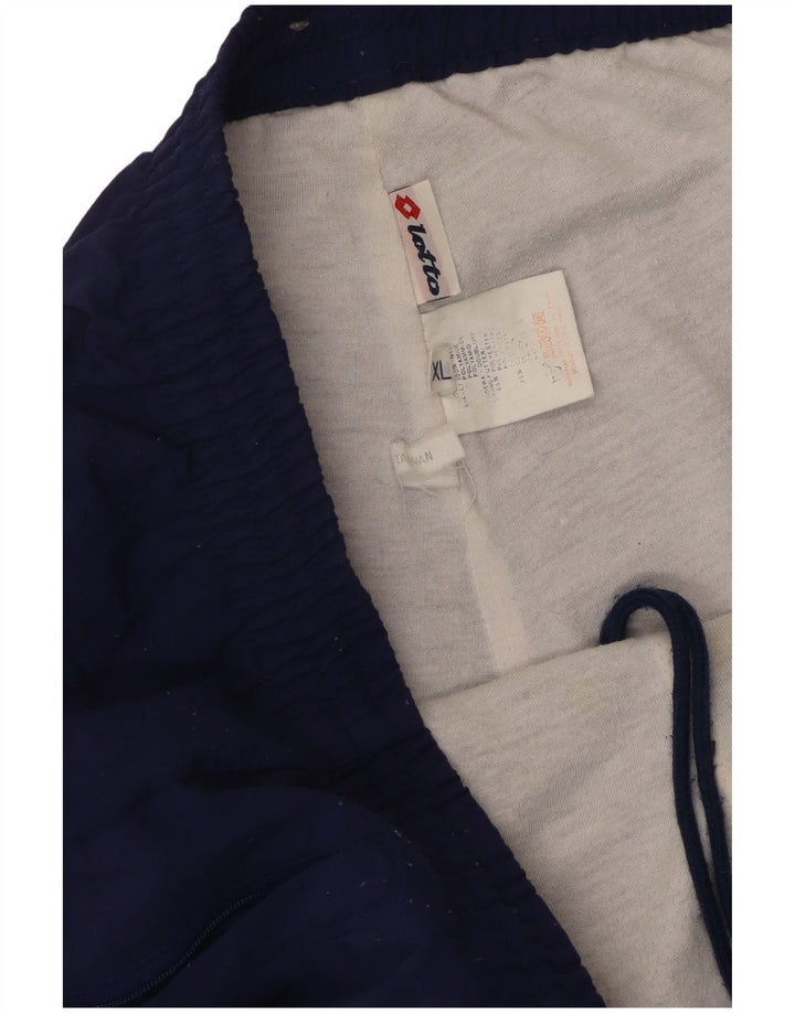 LOTTO Herre træningsdragt Bukser Joggers XL Navy Blue Nylon