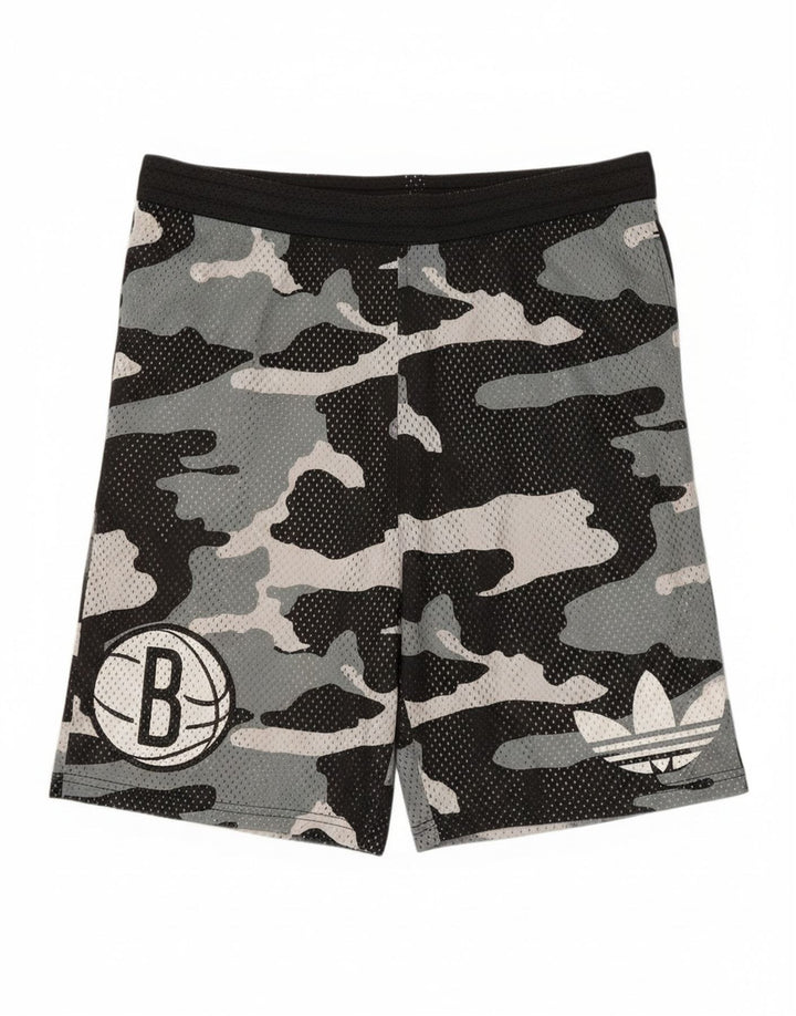 Adidas Herre grafiske sportsshorts Medium Sort Camouflage Polyester
