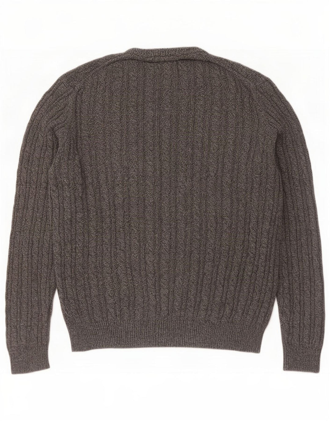 Farah Herre Crew Neck Jumper Sweater Stor Grå Bomuld