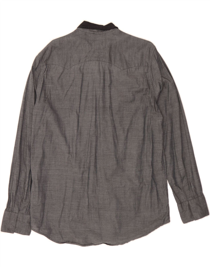 LEVI'S Mens Shirt XL Grey Cotton Vintage Levi's and Second-Hand Levi's from Messina Hembry 