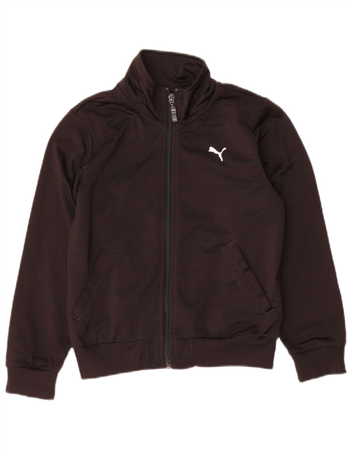 PUMA drenge grafisk træningsdragt topjakke 7-8 år sort