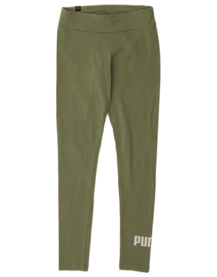 Puma Grafiske Leggings til kvinder UK 4 XS Grøn