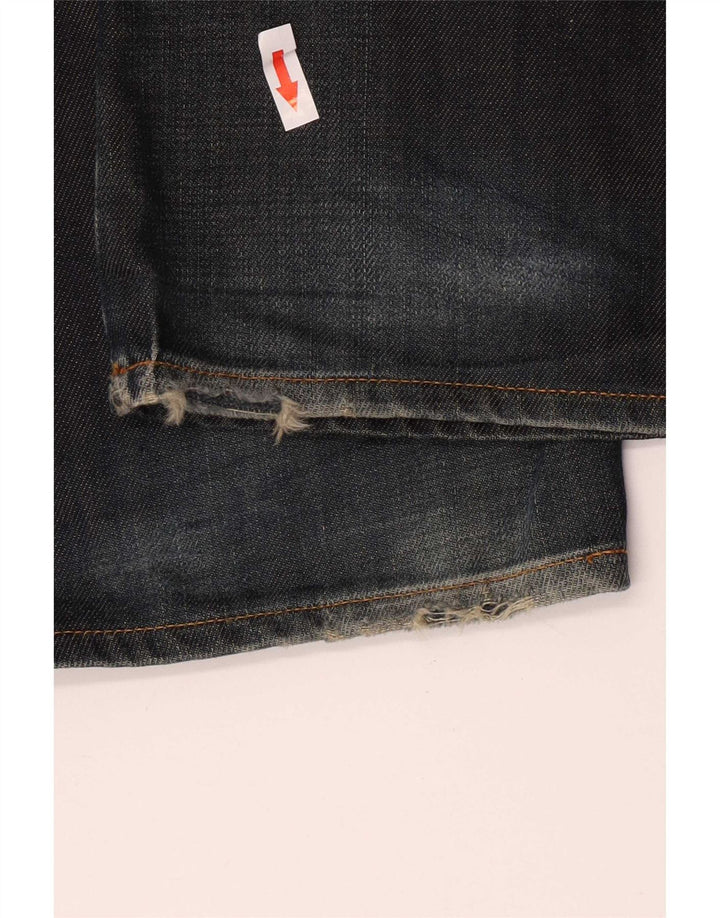 G-Star Straight Jeans til mænd W34 L34 Marineblå Bomuld