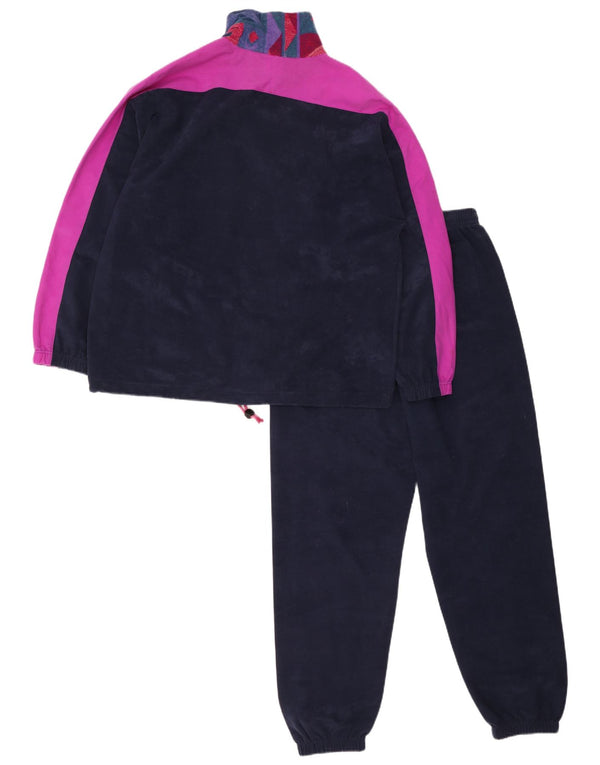 Terinda Herre Relaxed Fit Fuld træningsdragt Medium Navy Blue Colourblock Sports