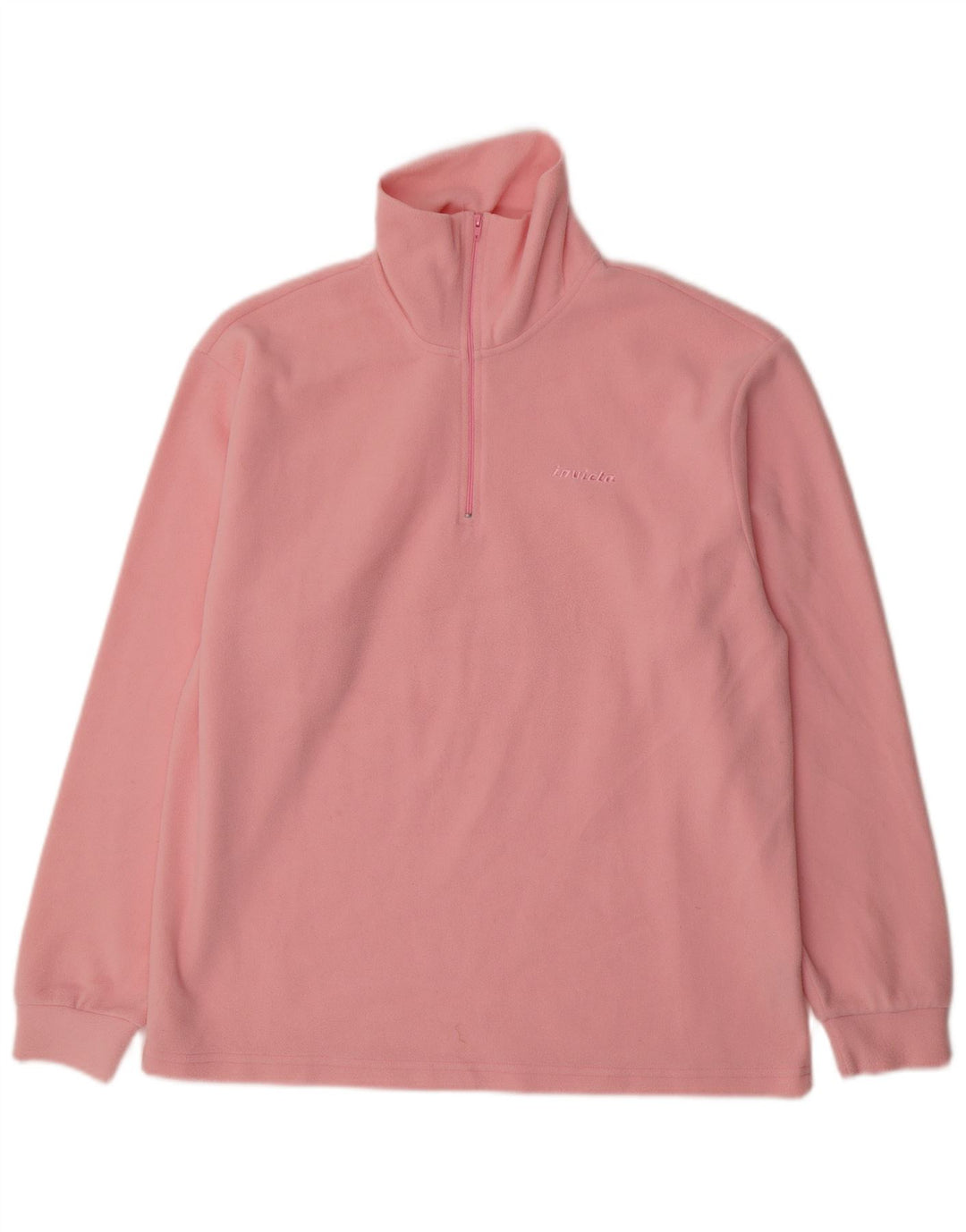 INVICTA Fleece Jumper med lynlås til kvinder UK 16 Large Pink Polyester