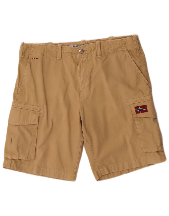 Napapijri Herre Geographic Cargo Shorts W33 Large Beige