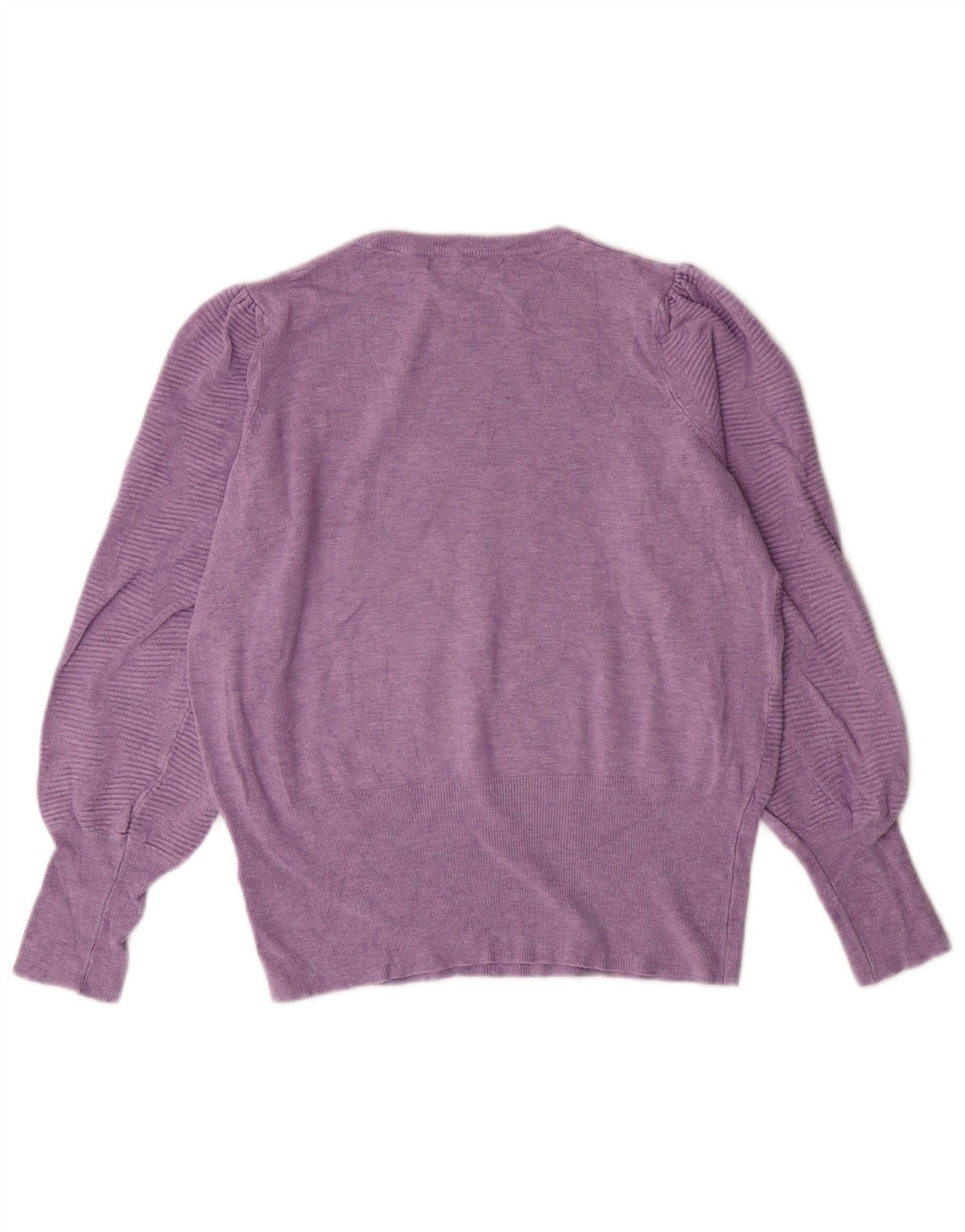 MARKS & SPENCER Dame Boat Neck Jumper Sweater UK 12 Medium Purple