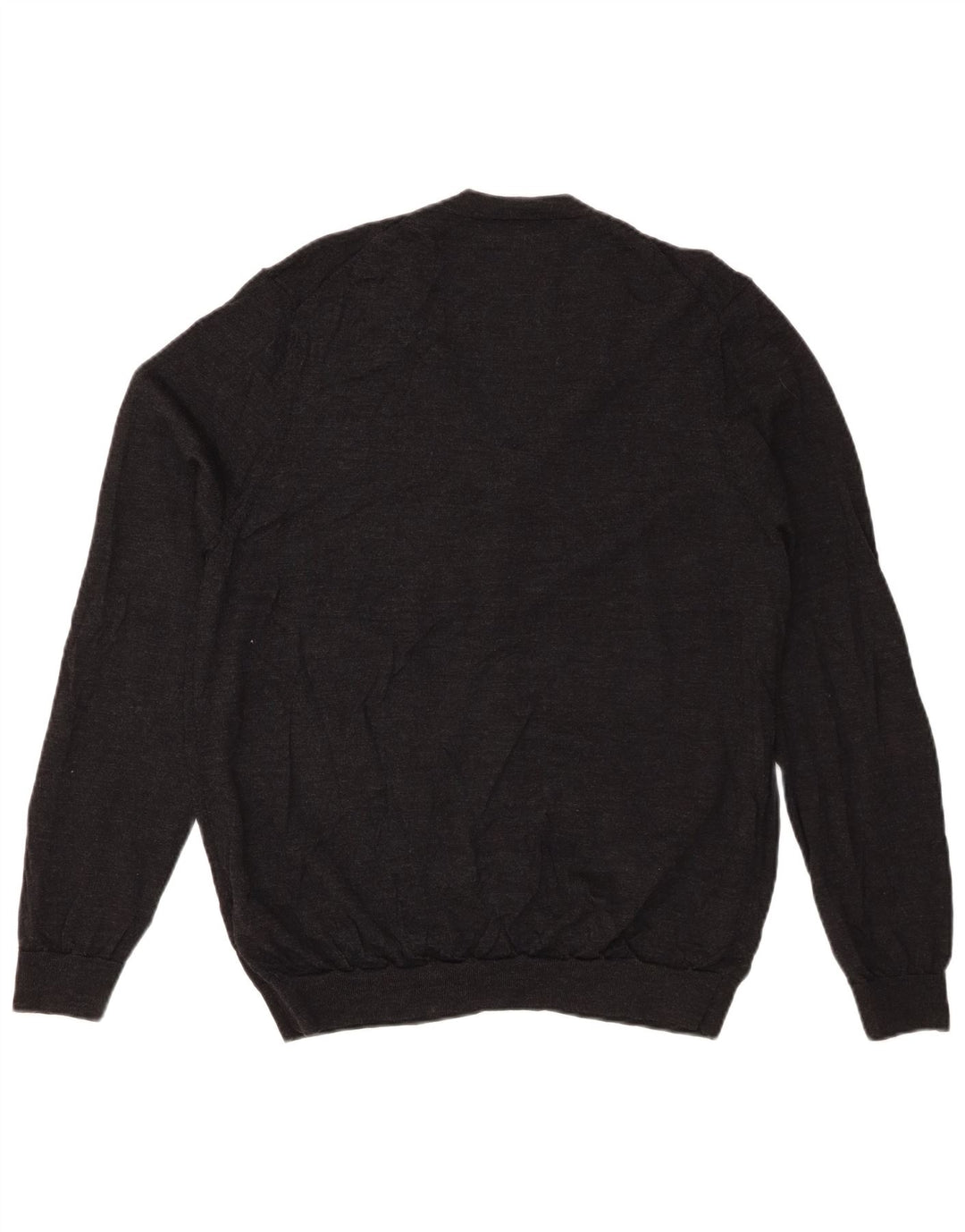 Marks & Spencer Herre Cardigan Sweater XL Grå Merinould