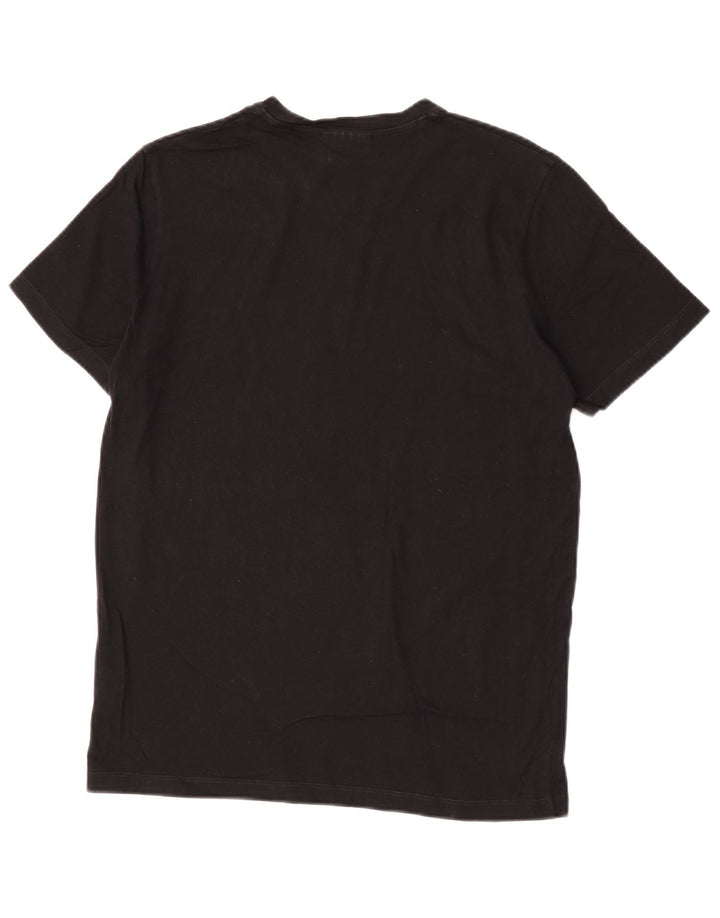 Hugo Boss Herre T-Shirt Top Lille Sort Bomuld