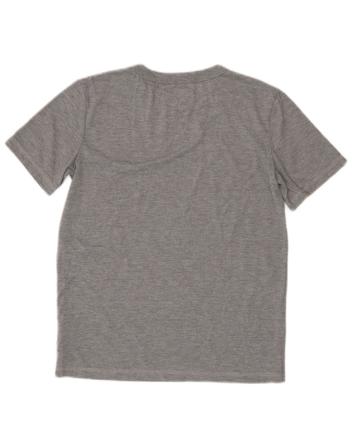 Eddie Bauer Boys T-Shirt Top 10-11 år Medium Grå Polyester