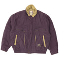 Umberto Rosetti Herre polstret jakke UK 42 XL Lilla polyester