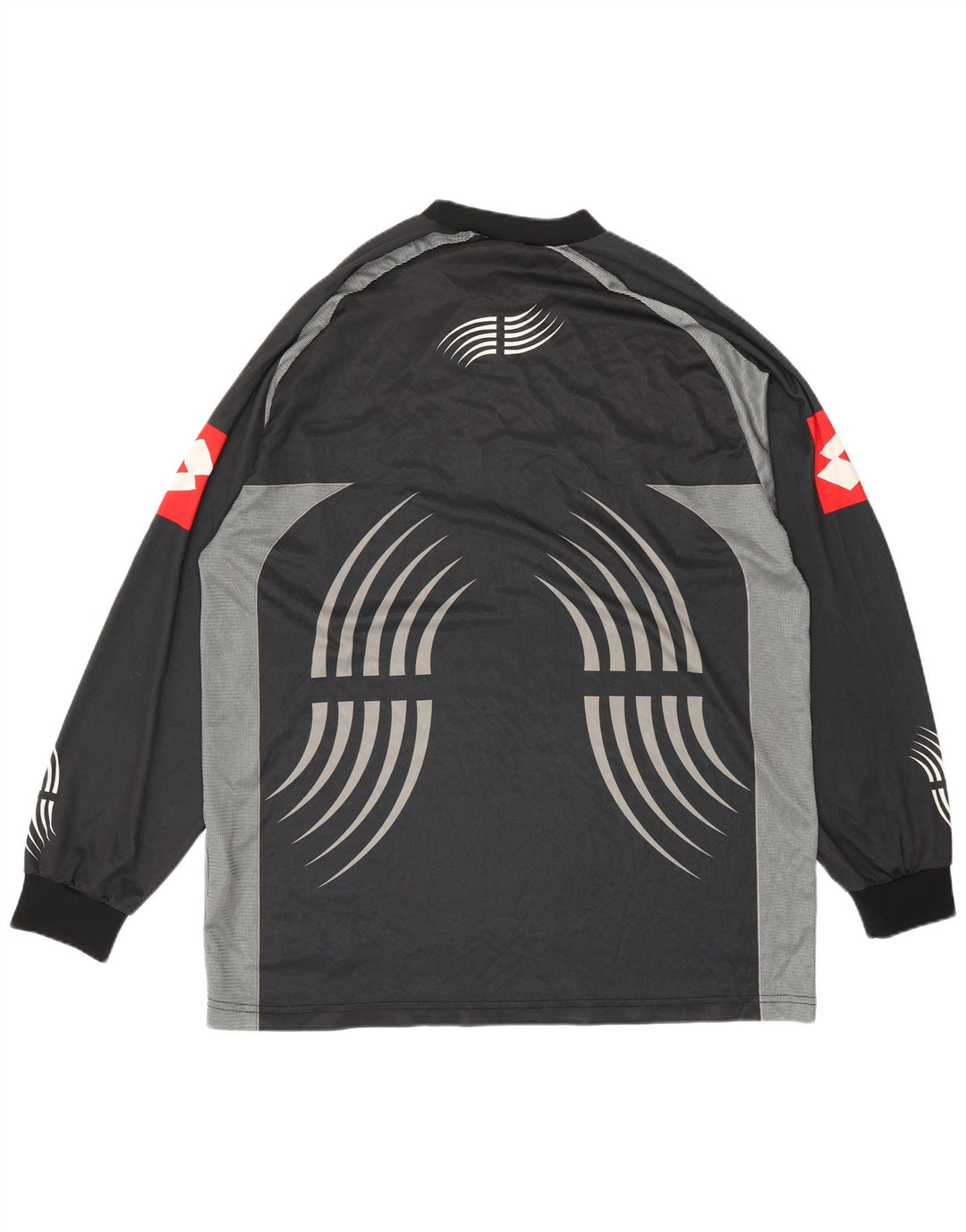 LOTTO Herre Juventus 2001-2002 Hjemmegrafisk trøje Top Large Sort Sports