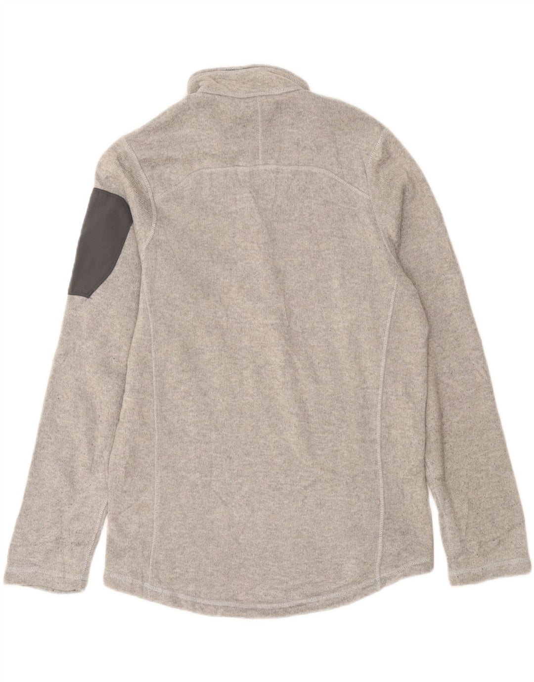 Eddie Bauer Sweatshirt med lynlås til mænd Medium Grå Flecked