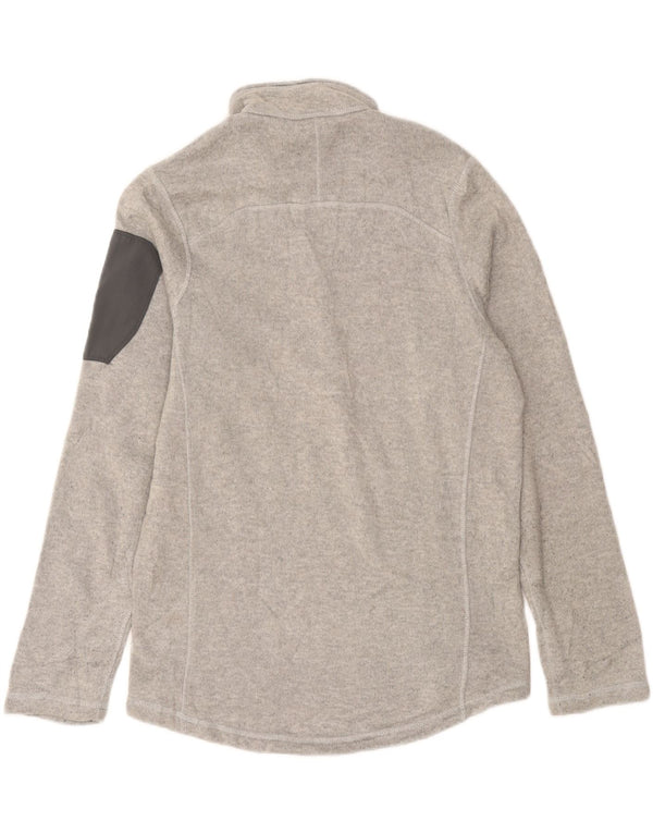 Eddie Bauer Sweatshirt med lynlås til mænd Medium Grå Flecked