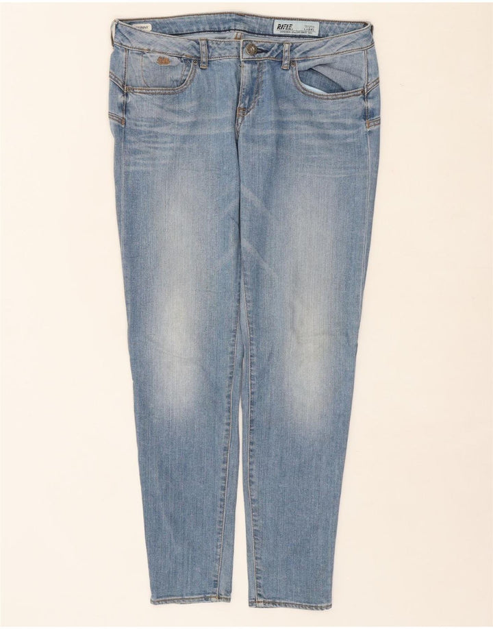 RIFLE Womens Skinny Jeans W31 L30 Blue Cotton Vintage Rifle and Second-Hand Rifle from Messina Hembry 