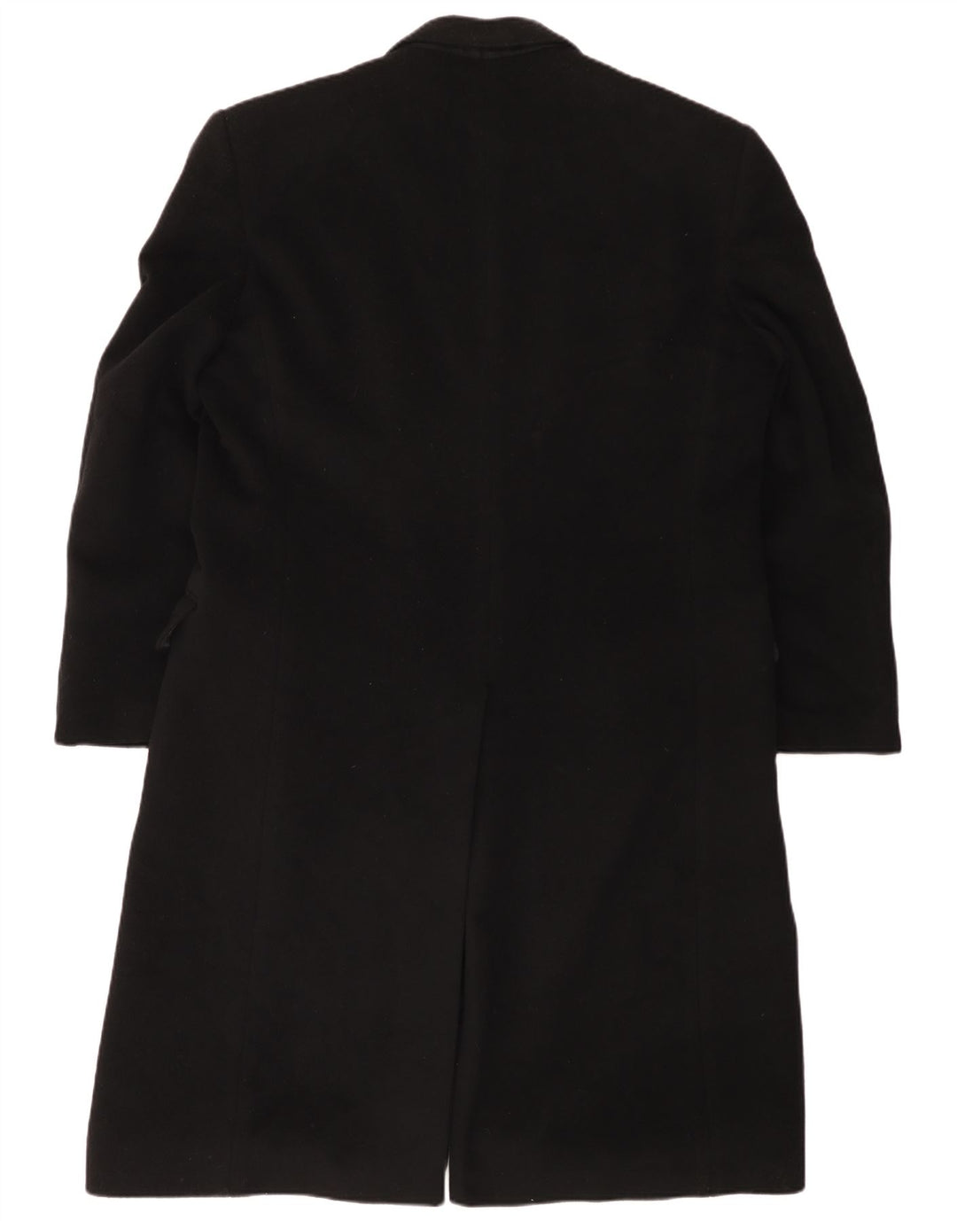 Vintage herre dobbeltradet frakke IT 52 XL sort uld
