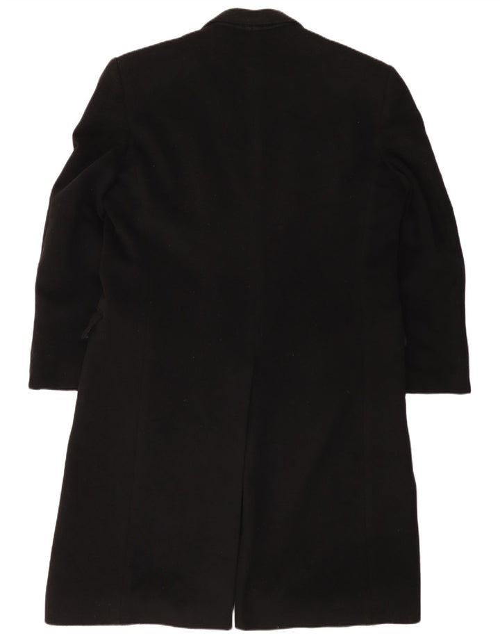 Vintage herre dobbeltradet frakke IT 52 XL sort uld