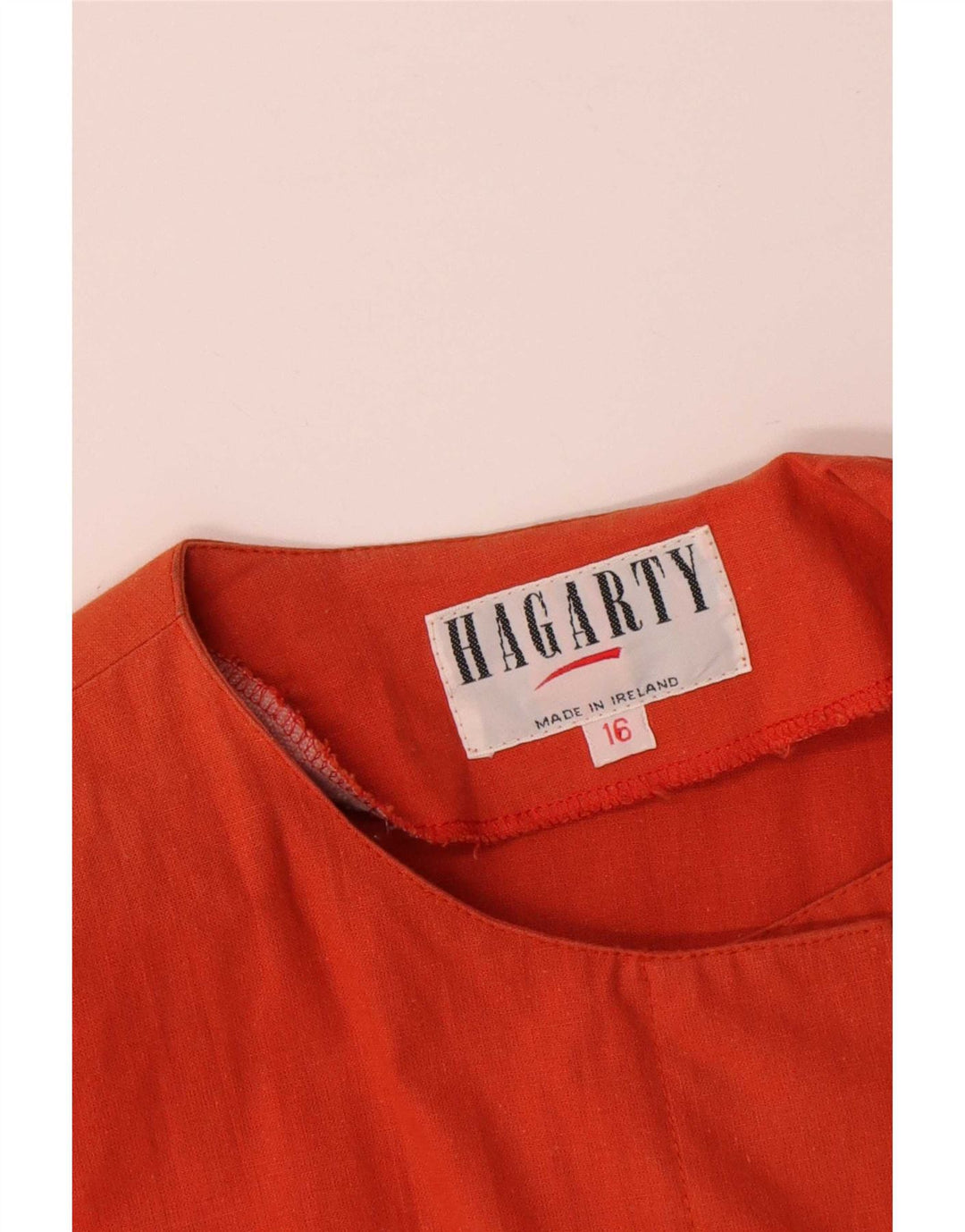 Hagarty Dame Oversized Blazer Jacket UK 16 Large Orange