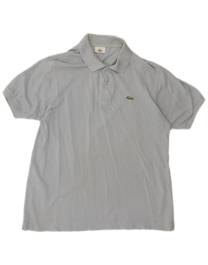 LACOSTE Poloskjorte til mænd str. 5 Large Blå Bomuld