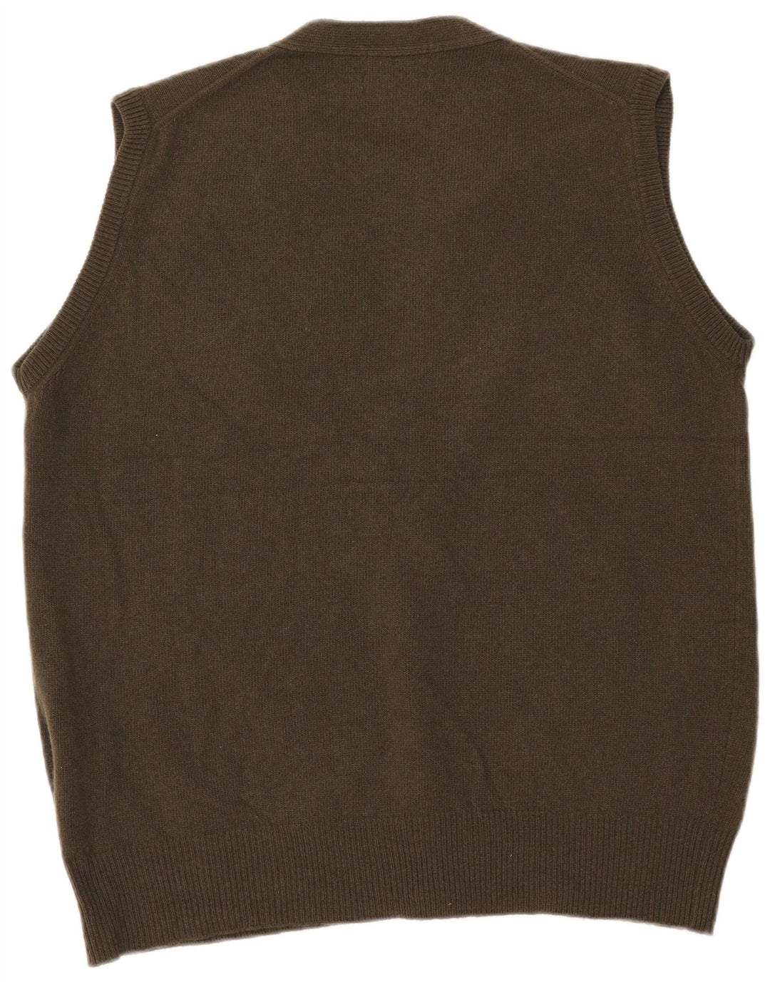 Barbour Herre ærmeløs cardigan sweater Stor Khaki Wool