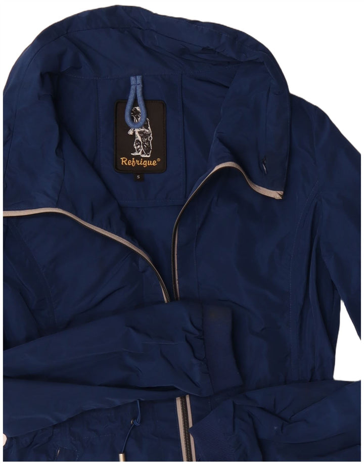 Refrigue vindjakkejakke med lynlås til kvinder UK 10 Small Blue