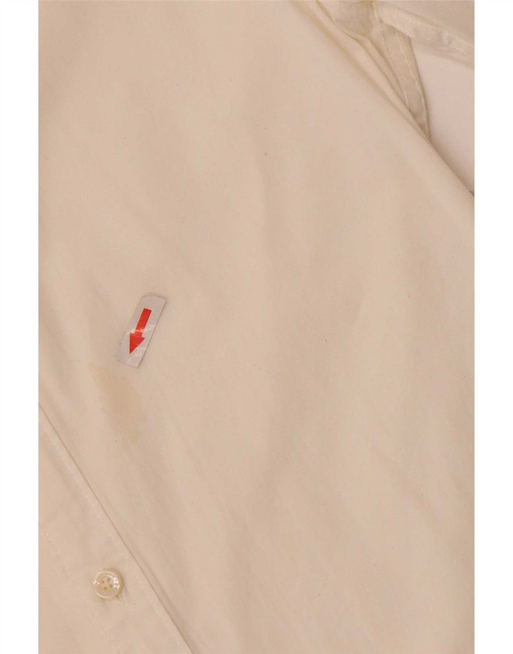 Tommy Hilfiger Herre Slim Fit skjorte Medium Off White Bomuld