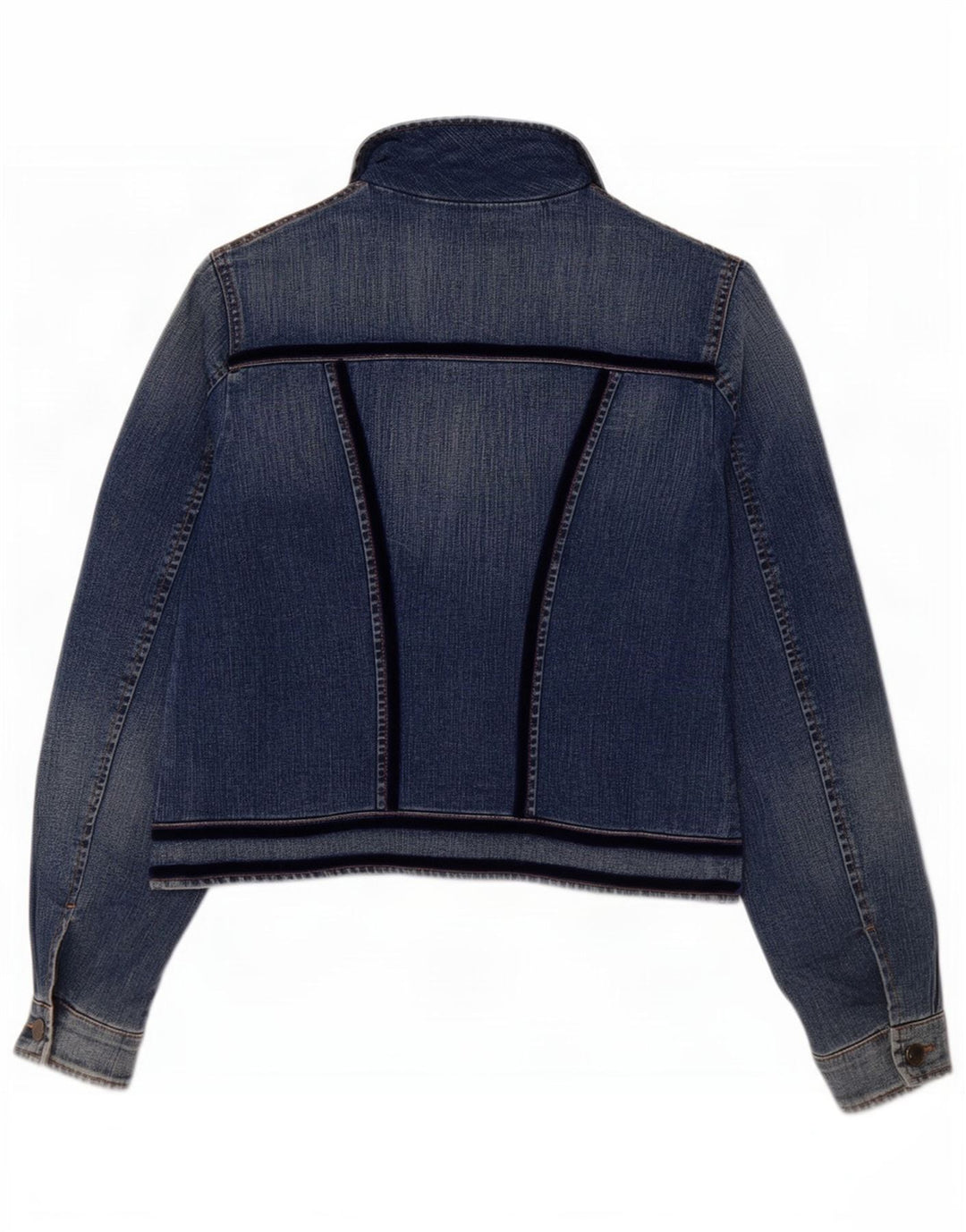 Roccobarocco Dame denimjakke IT 46 Stor Blå Bomuld