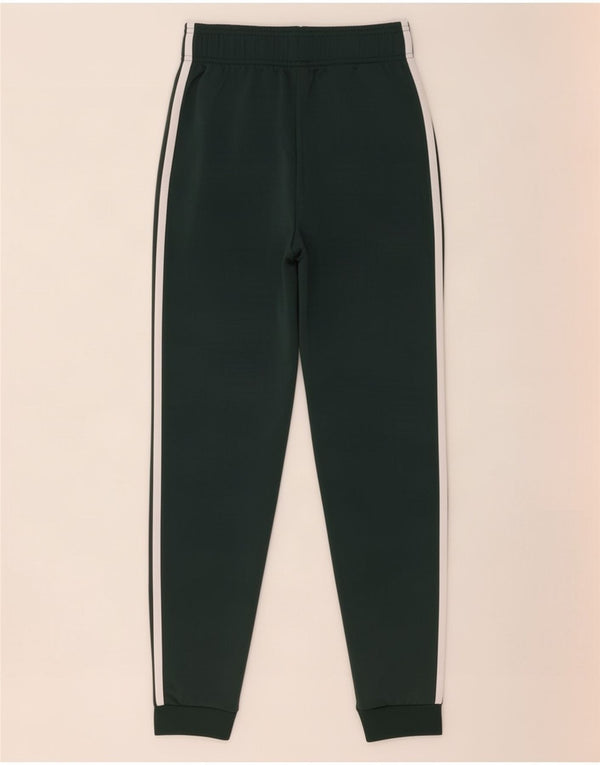 Adidas Drenge Træningsdragt Bukser Joggers 11-12 År Grøn Polyester