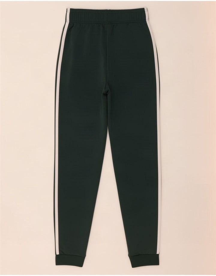Adidas Drenge Træningsdragt Bukser Joggers 11-12 År Grøn Polyester