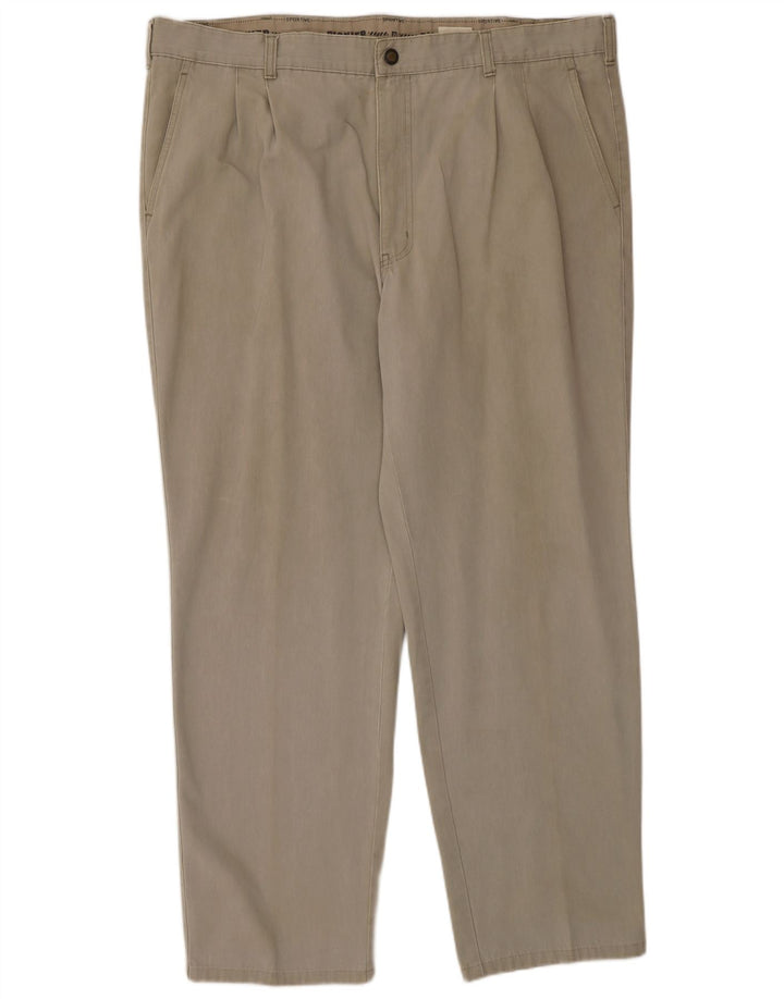 Pionier Herre Pegged Chino Bukser W42 L32 Beige