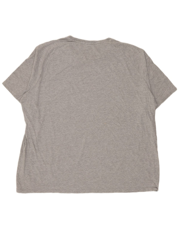 Dickies Herre T-Shirt Top 4XL Grå Flecked Bomuld