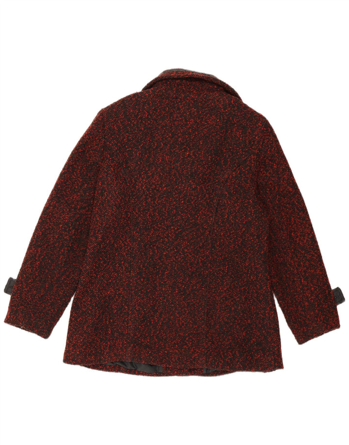 Paco Boutique Damejakke med 3 knapper UK 14 Medium Burgundy Polyester