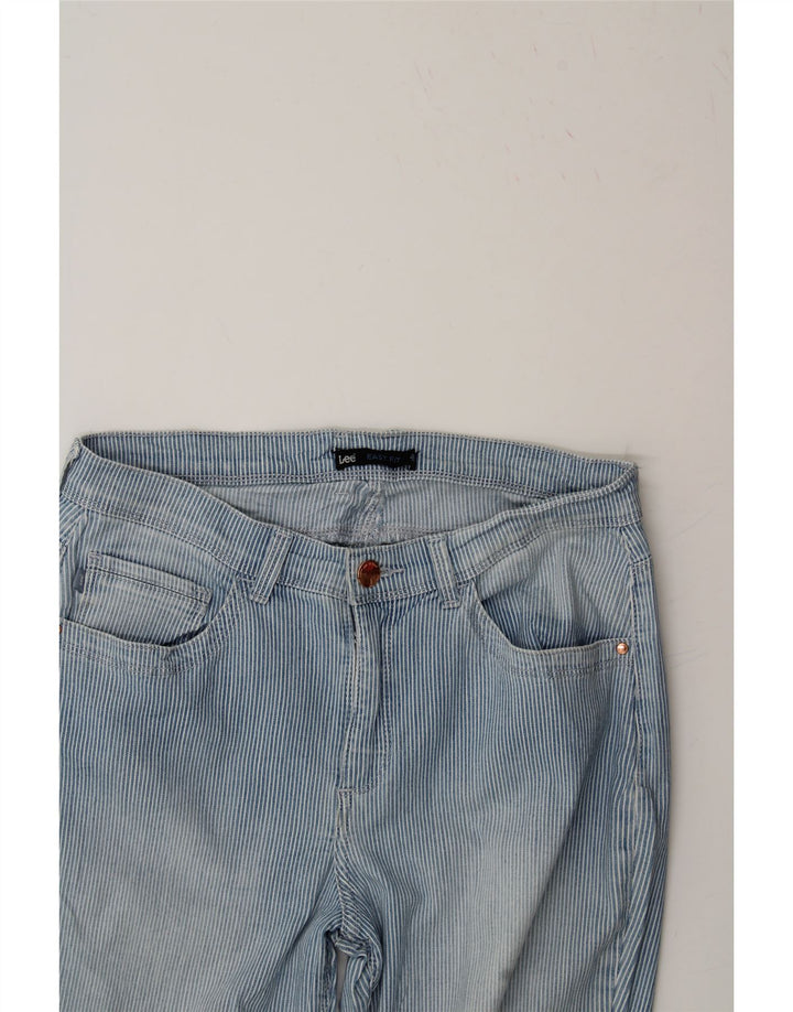 LEE Womens Easy Fit Straight Jeans W30 L26  Blue Pinstripe Vintage Lee and Second-Hand Lee from Messina Hembry 