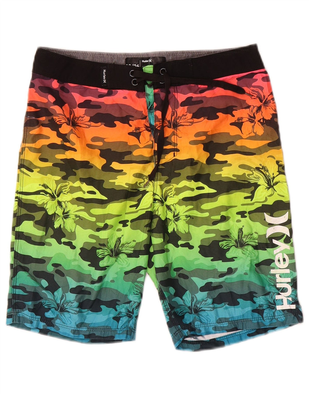 Hurley Boys Grafiske svømmeshorts 11-12 år Flerfarvet Camouflage